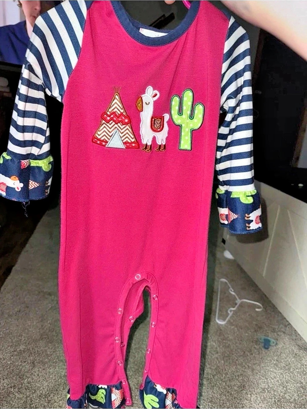 Marie Nicole Kids Pink Striped